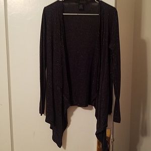 Calvin Klein Jeans Navy Blue Striped Cardigan